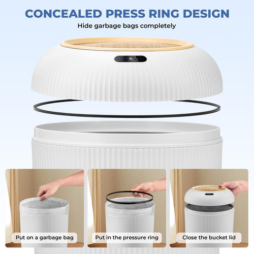 Nordic Sensor Trash Can: Upgrade to the Hidden and Good-Looking Trashcan