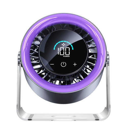 Turbo Cooling Desk Fan: Airflow Day and Night
