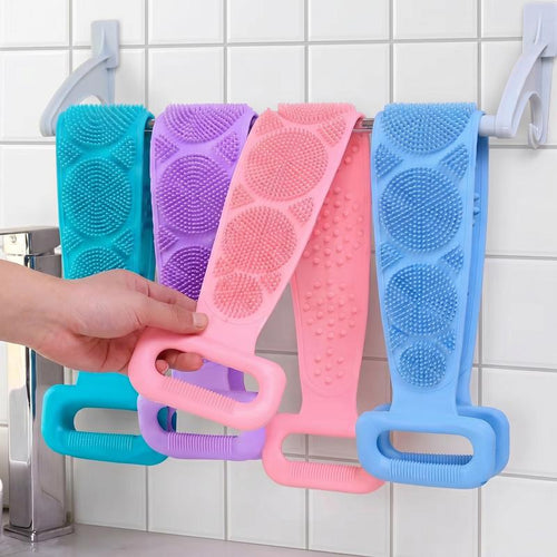 Two-Handle Back Scrubber: Water Alone Isn't Washing Your Back