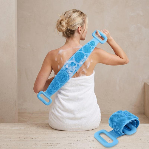 Two-Handle Back Scrubber: Water Alone Isn't Washing Your Back