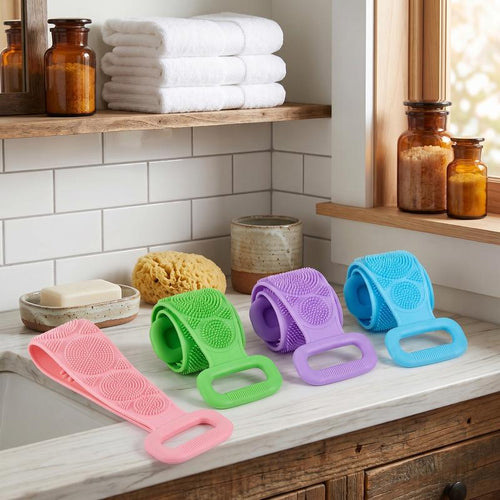Two-Handle Back Scrubber: Water Alone Isn't Washing Your Back