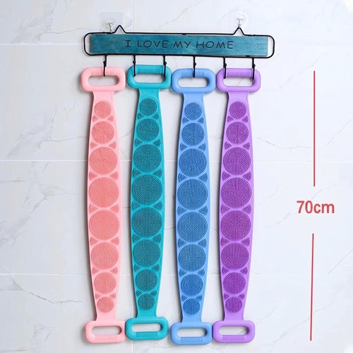 Two-Handle Back Scrubber: Water Alone Isn't Washing Your Back