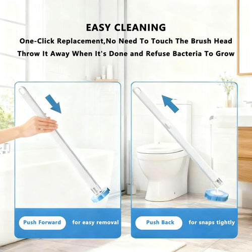 Disposable Toilet Brush + 24 Refills