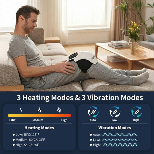Portable Electric Knee Massager w/ Heat