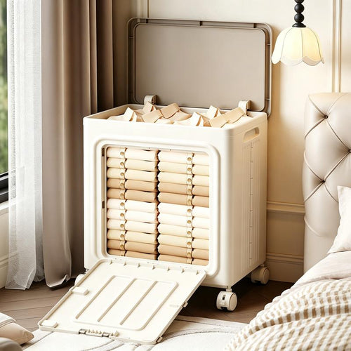 Rolling Storage Bin with Front Door: More Space, and Nothing to Dig Through