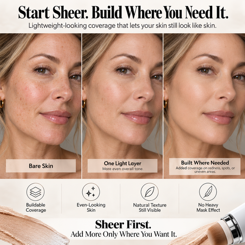 Color-Changing Foundation Stick: Goes On White, Blends To You