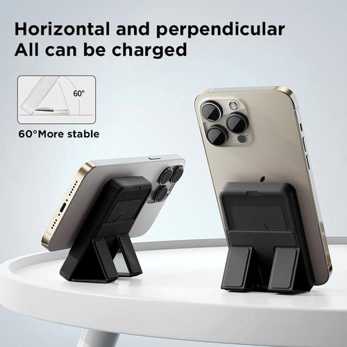 Magnetic Power Bank: All-Day Charge & Desk Stand