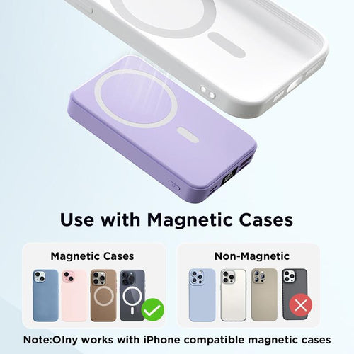 Magnetic Power Bank: All-Day Charge & Desk Stand