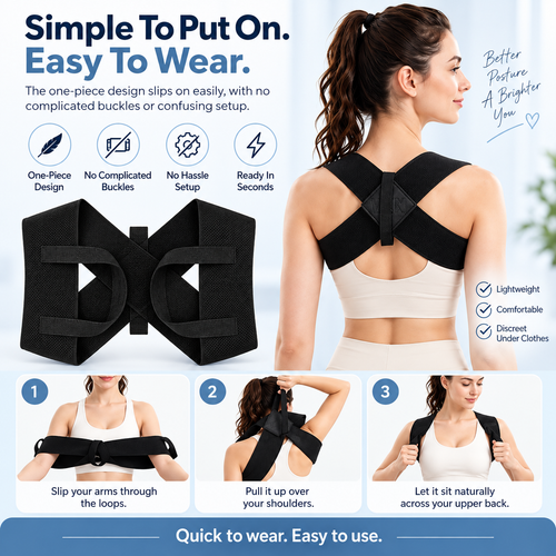 Posture Corrector: Shoulders Back All Day
