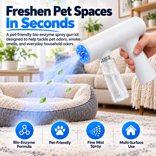 Bio-Enzyme Pet Odor Spray Gun Kit