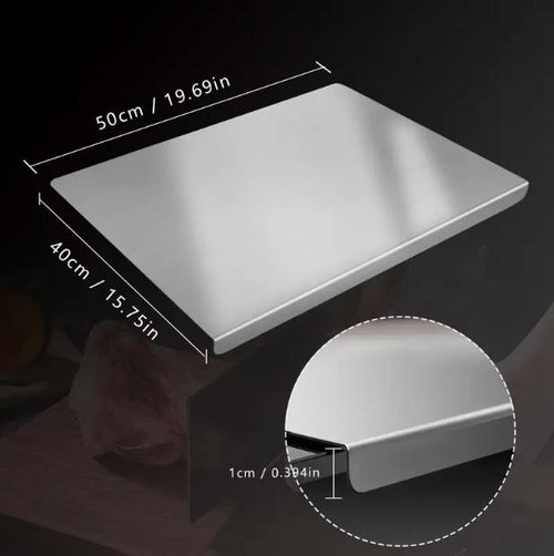 Steel Cutting Board: Zero Microplastics, No Grooves