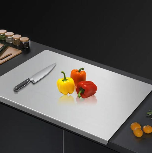 Steel Cutting Board: Zero Microplastics, No Grooves