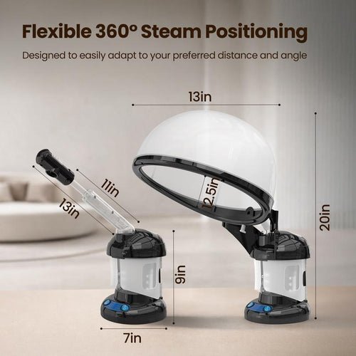 2-in-1 Hair & Facial Steamer