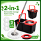 360° Spin Mop: Clean Water System