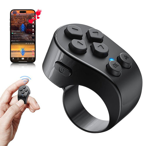 Scrolling Ring Remote: The Hands-Free Phone Scroll & Page Turner Ring