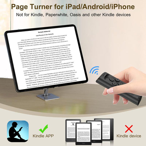 Hands-Free Scrolling Remote & Phone Stand