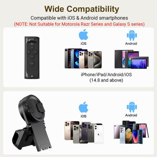 Hands-Free Scrolling Remote & Phone Stand