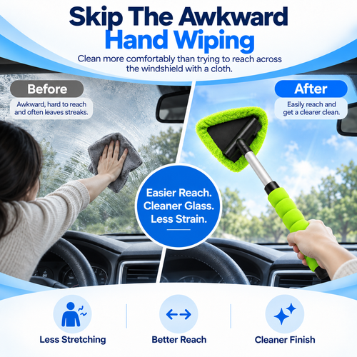 Inside Windshield Cleaning Tool