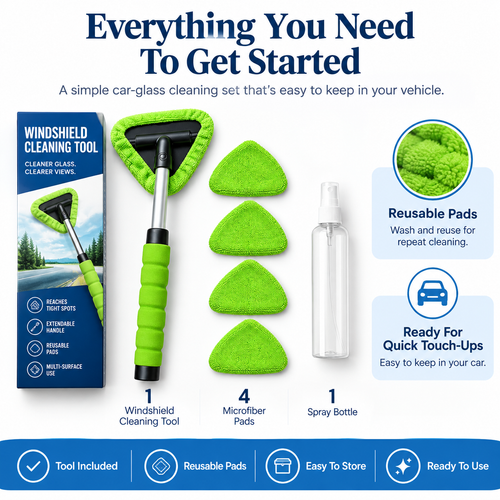 Inside Windshield Cleaning Tool