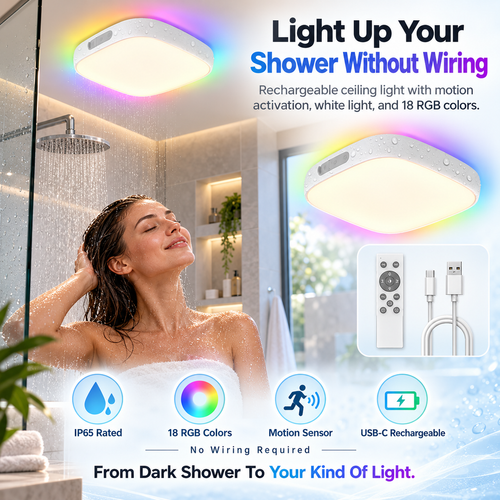 IP65 Waterproof Shower Light