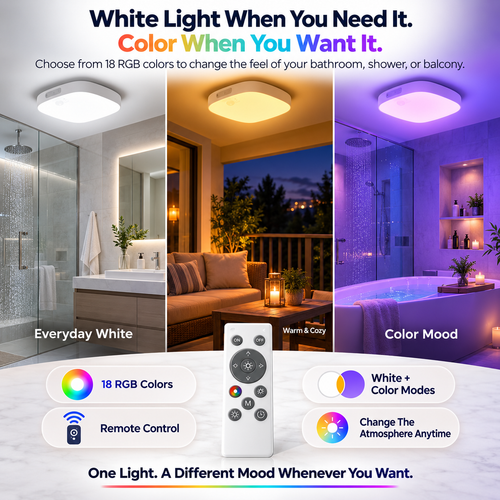 IP65 Waterproof Shower Light